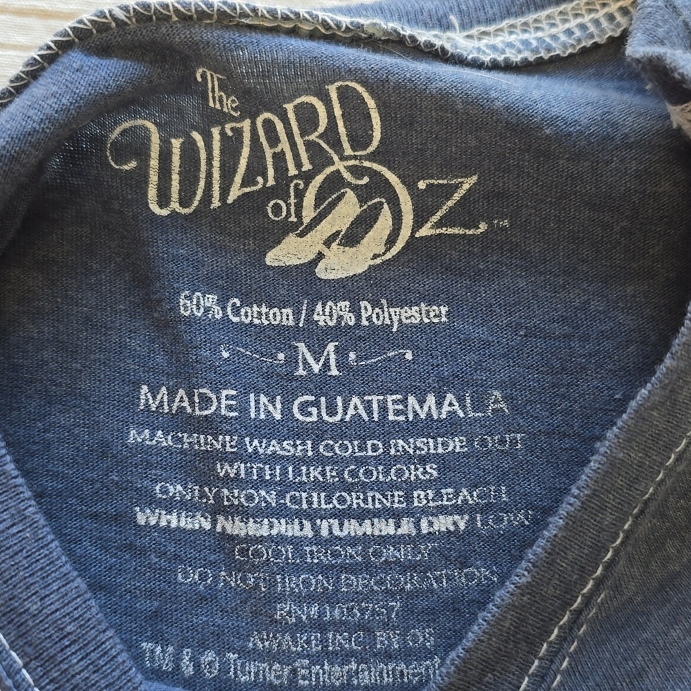 Wizard of Oz "Will Work for Shoes" Graphic Tee Women's Size Medium - Picture 5 of 8